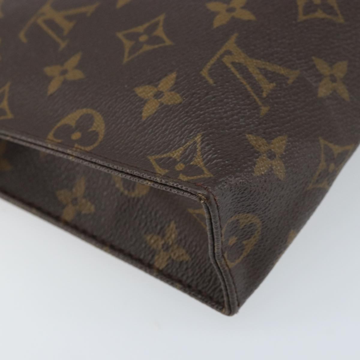 LOUIS VUITTON Monogram Poche Toilette 26 Pouch M47542 LV Auth mr2218