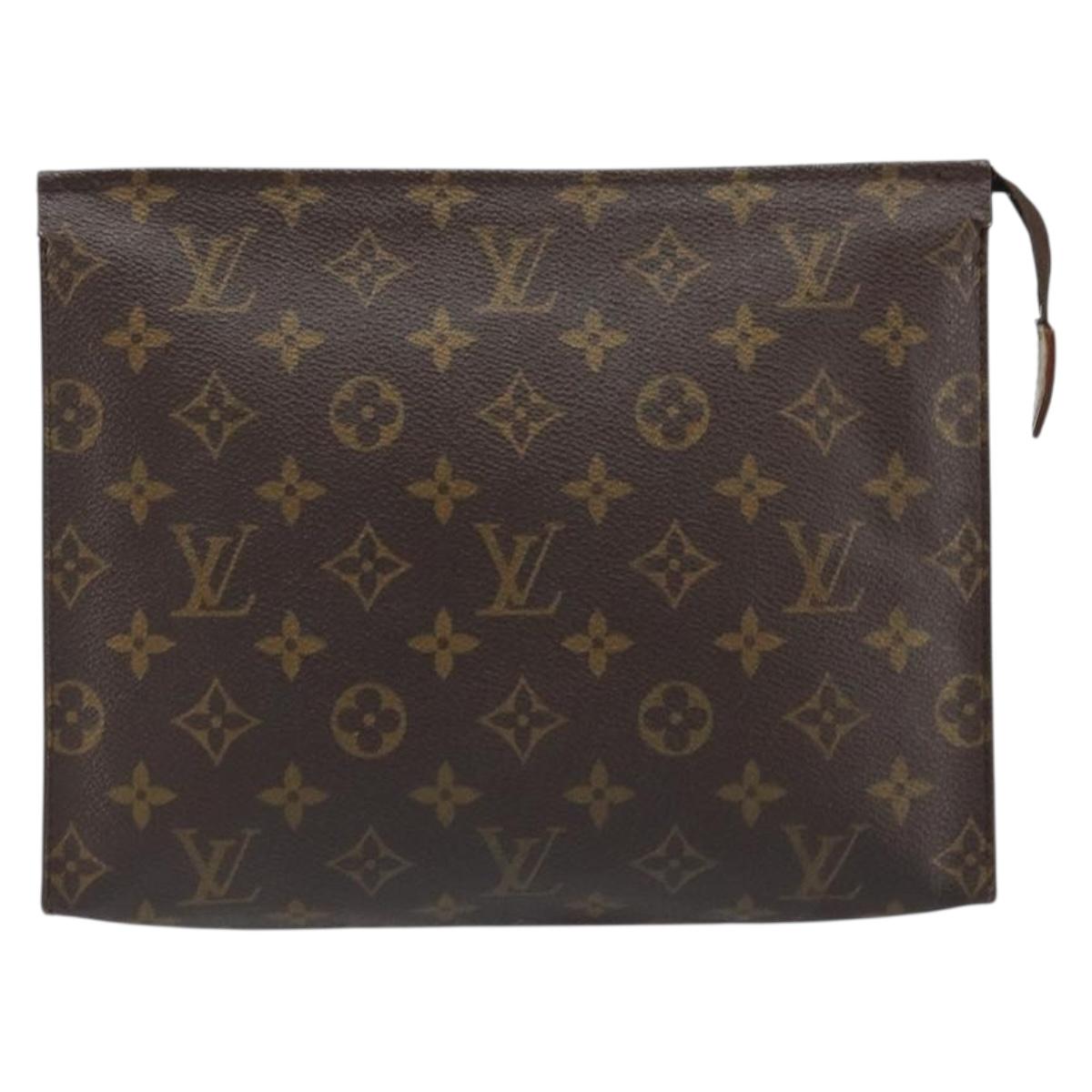LOUIS VUITTON Monogram Poche Toilette 26 Pouch M47542 LV Auth mr2218