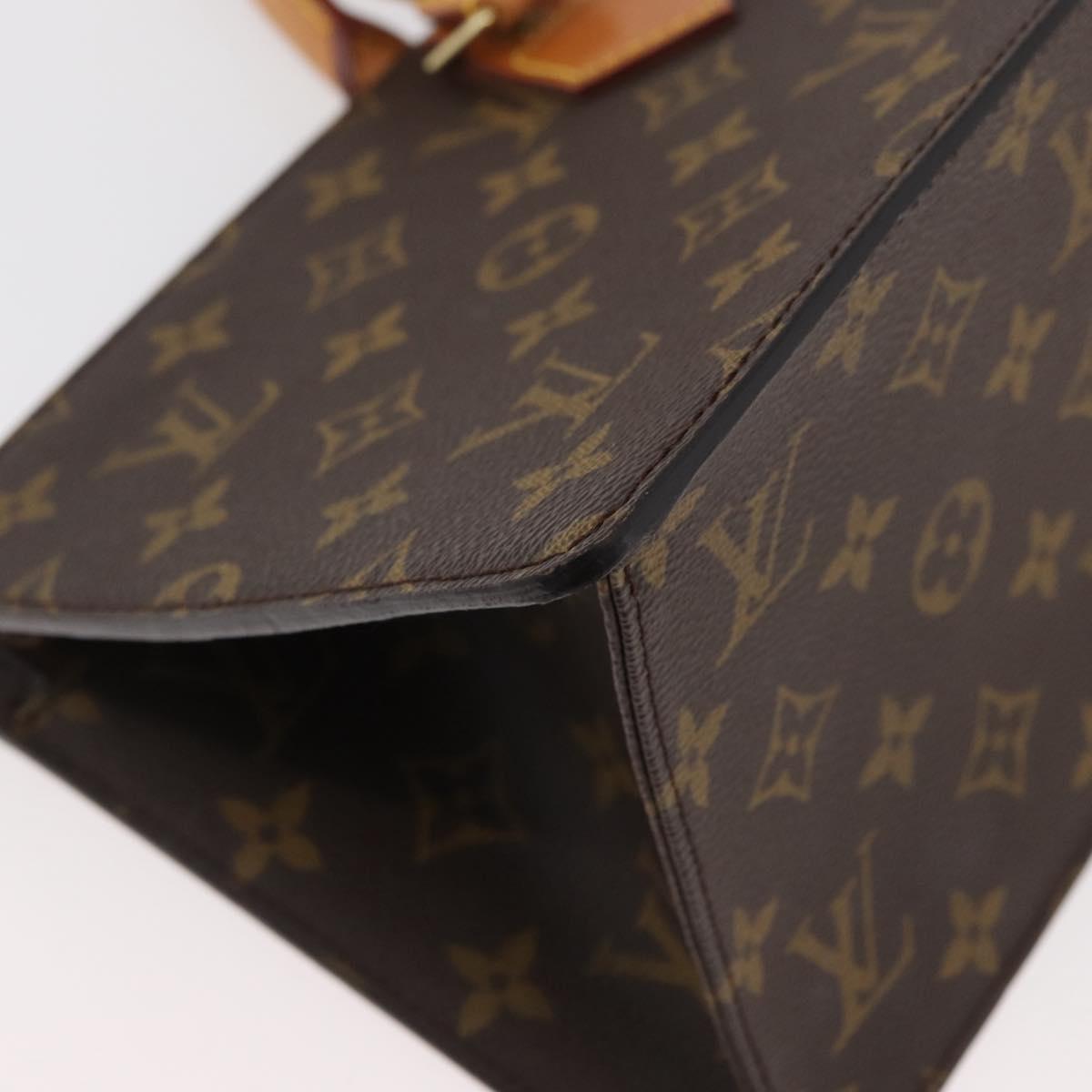 LOUIS VUITTON Monogram Sac Triangle Hand Bag M51360 LV Auth mr2234V