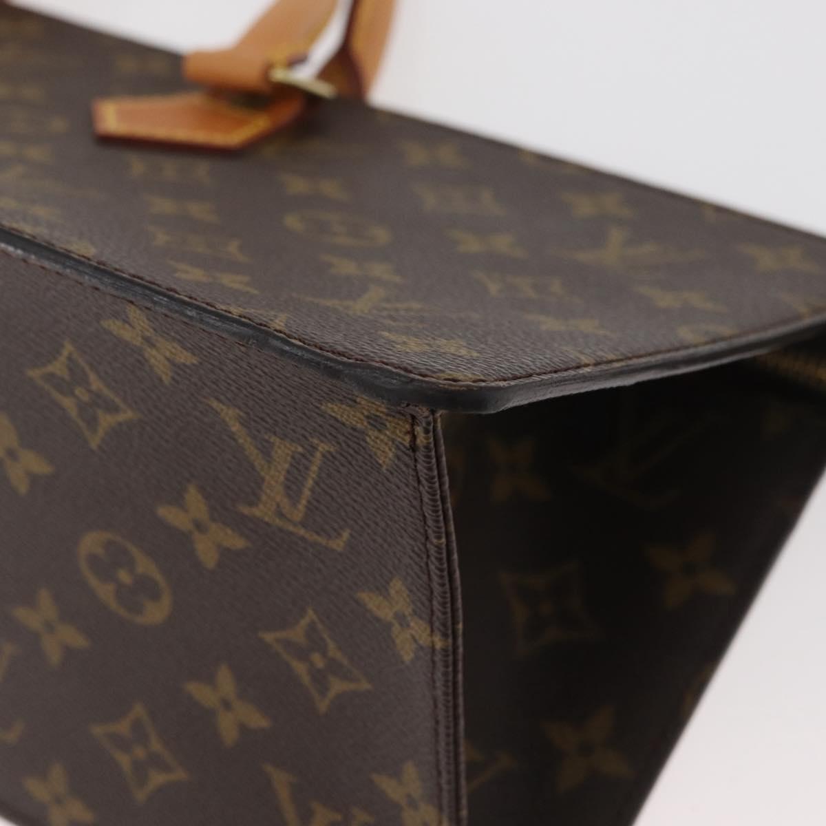 LOUIS VUITTON Monogram Sac Triangle Hand Bag M51360 LV Auth mr2234V