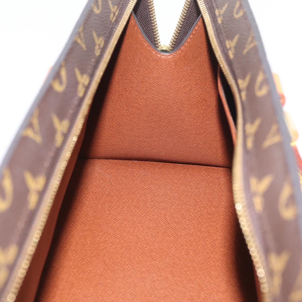 LOUIS VUITTON Monogram Sac Triangle Hand Bag M51360 LV Auth mr2234V