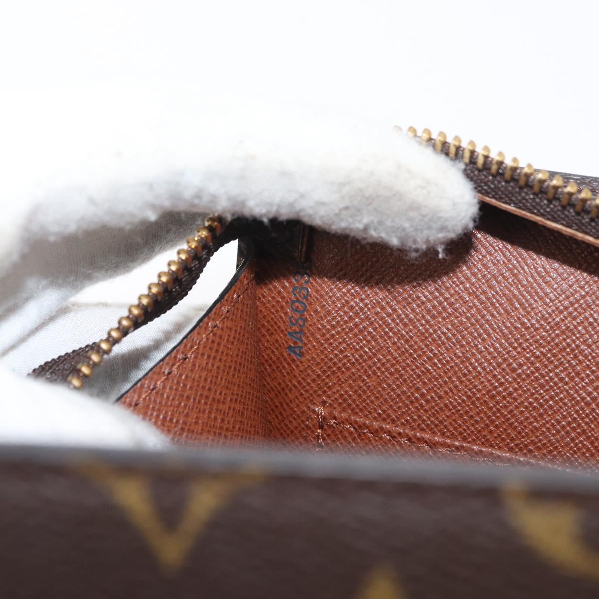 LOUIS VUITTON Monogram Sac Triangle Hand Bag M51360 LV Auth mr2234V
