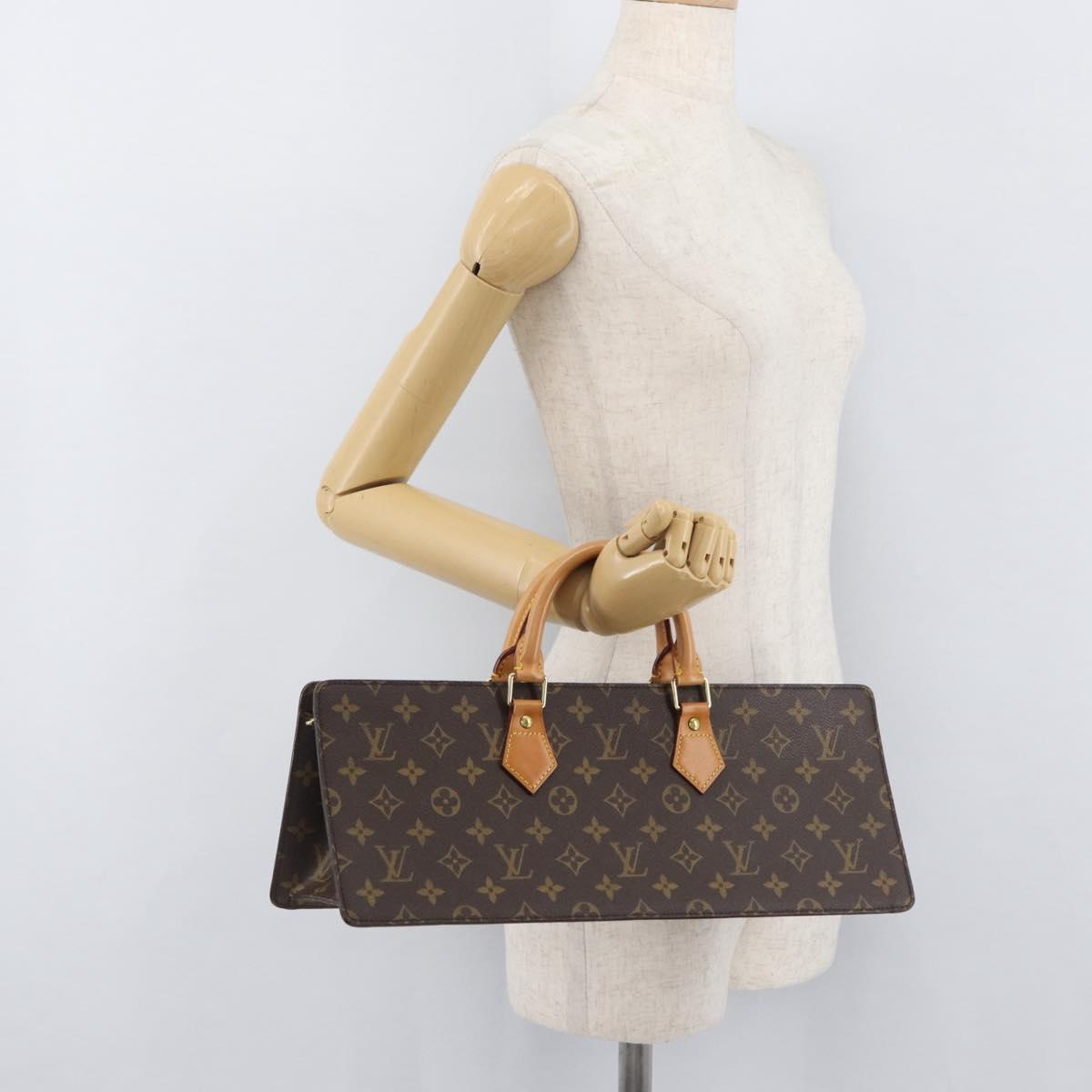 LOUIS VUITTON Monogram Sac Triangle Hand Bag M51360 LV Auth mr2234V