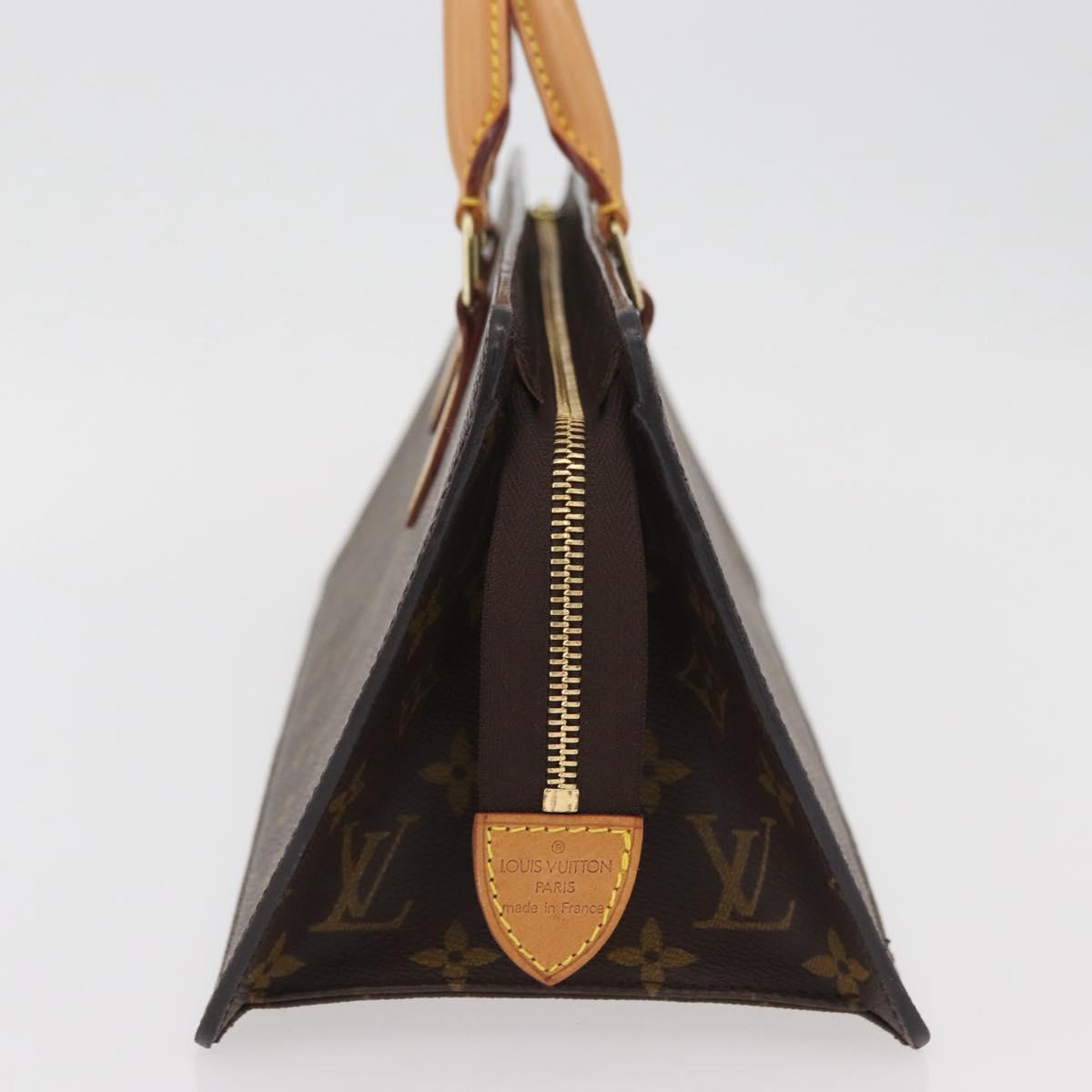 LOUIS VUITTON Monogram Sac Triangle Hand Bag M51360 LV Auth mr2234V
