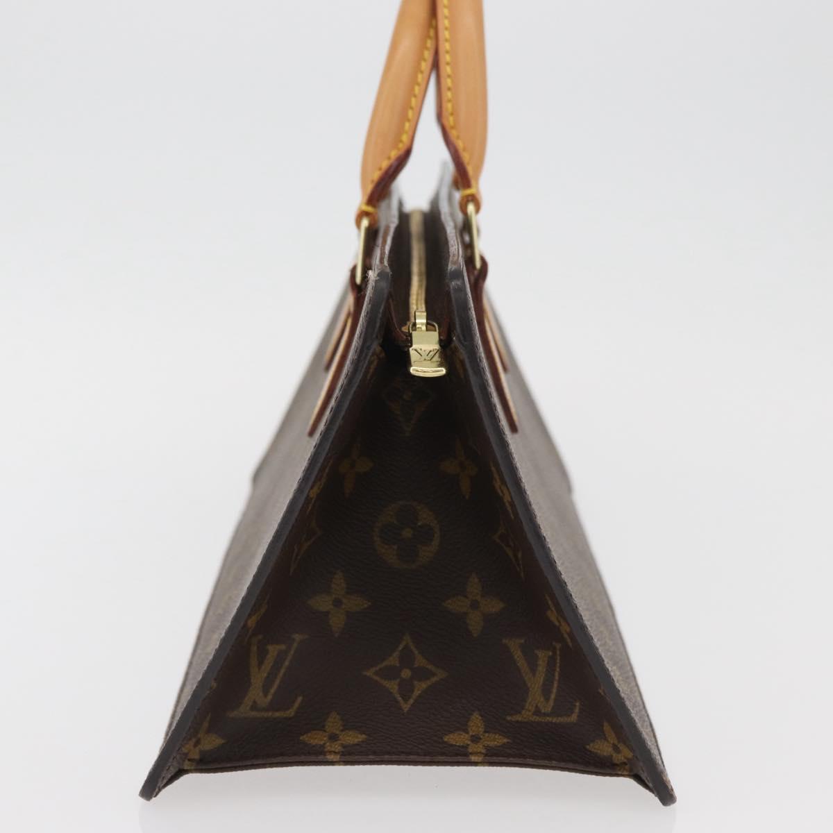 LOUIS VUITTON Monogram Sac Triangle Hand Bag M51360 LV Auth mr2234V