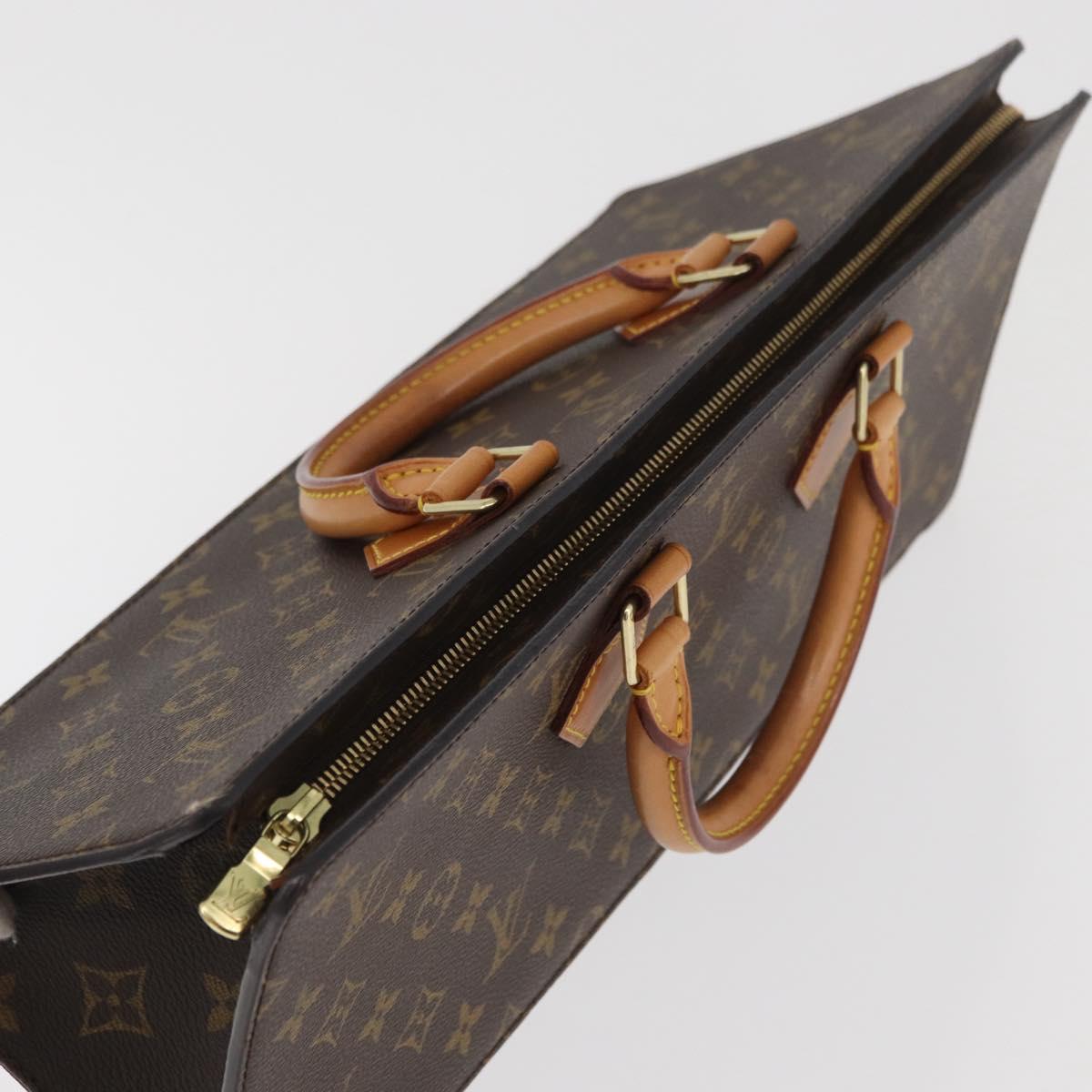LOUIS VUITTON Monogram Sac Triangle Hand Bag M51360 LV Auth mr2234V