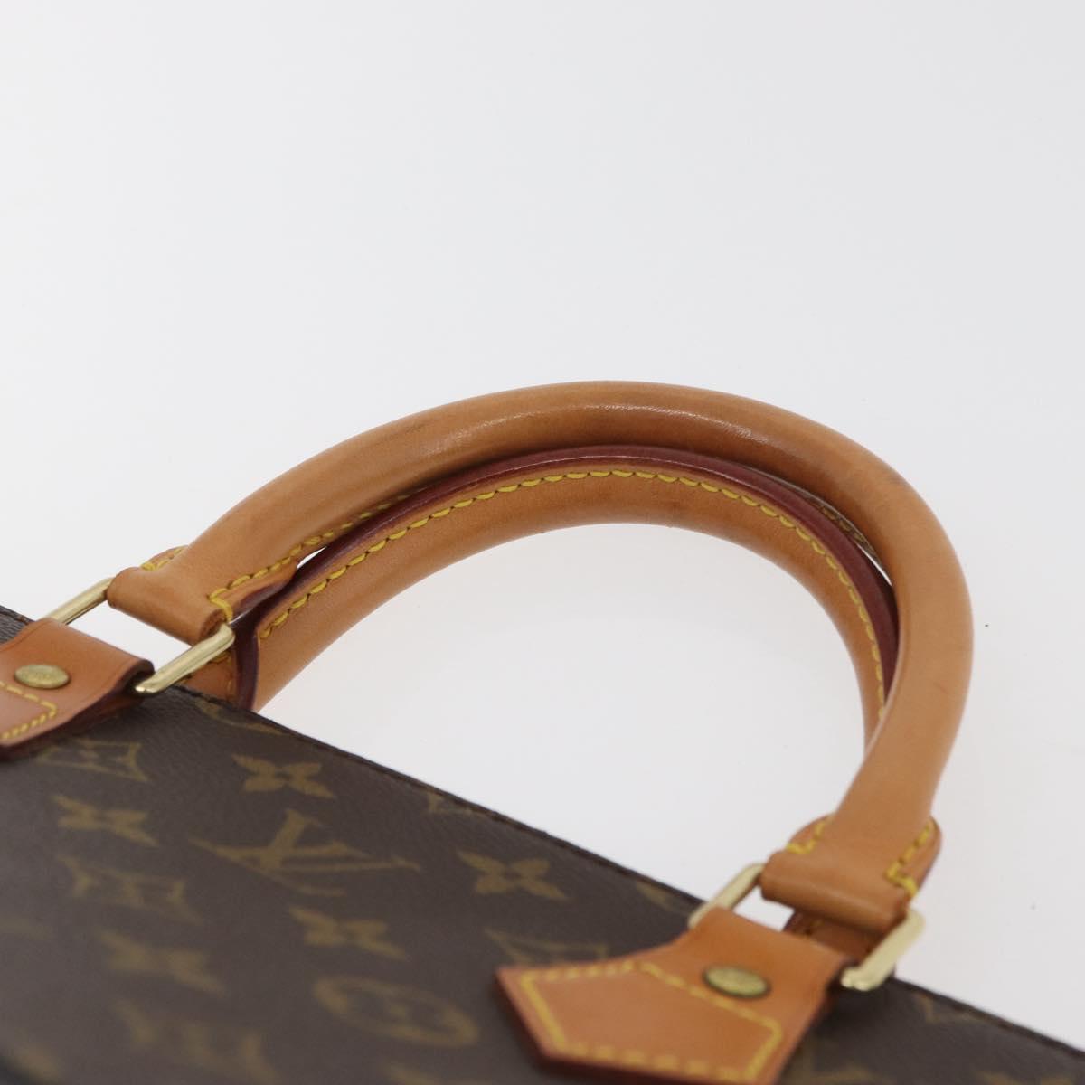 LOUIS VUITTON Monogram Sac Triangle Hand Bag M51360 LV Auth mr2234V