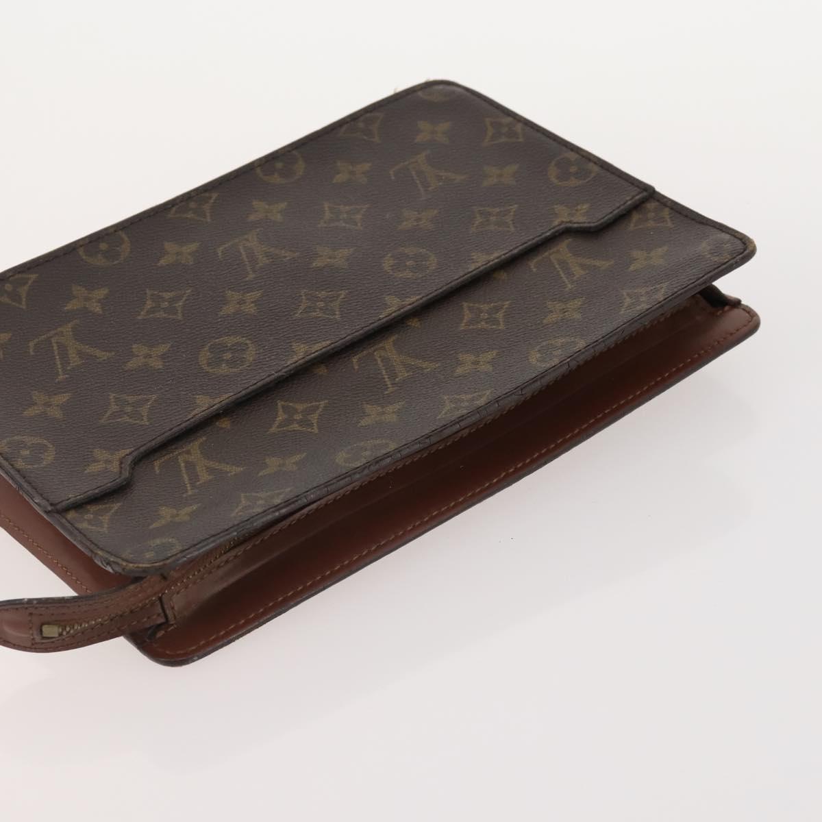 LOUIS VUITTON Monogram Clutch Bag 2 Set LV Auth mr2266