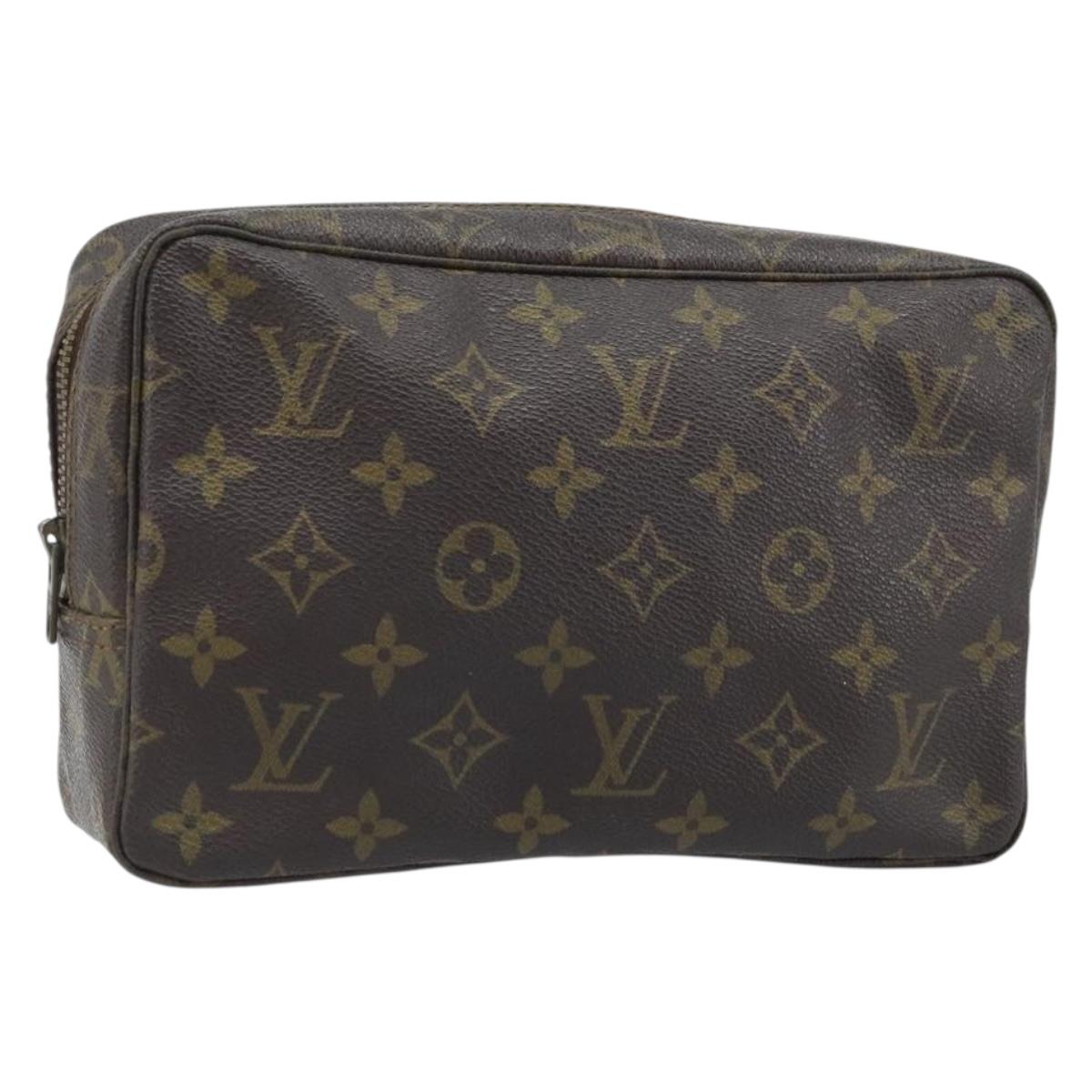LOUIS VUITTON Monogram Trousse Toilette 23 Clutch Bag M47524 LV Auth mr2282