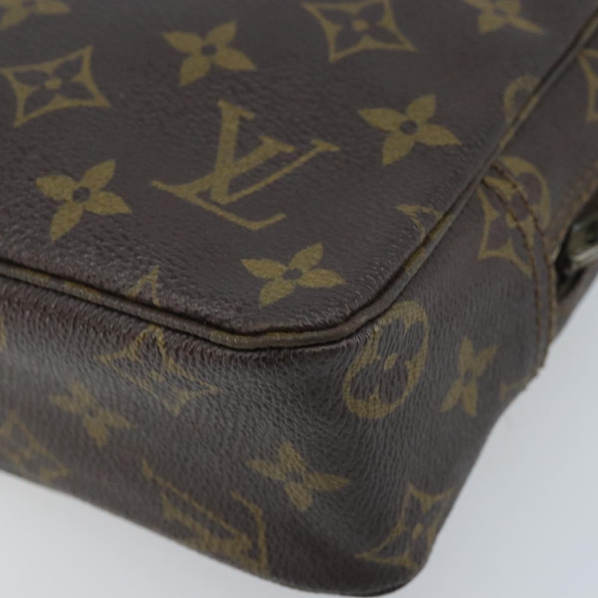 LOUIS VUITTON Monogram Trousse Toilette 23 Clutch Bag M47524 LV Auth mr2282