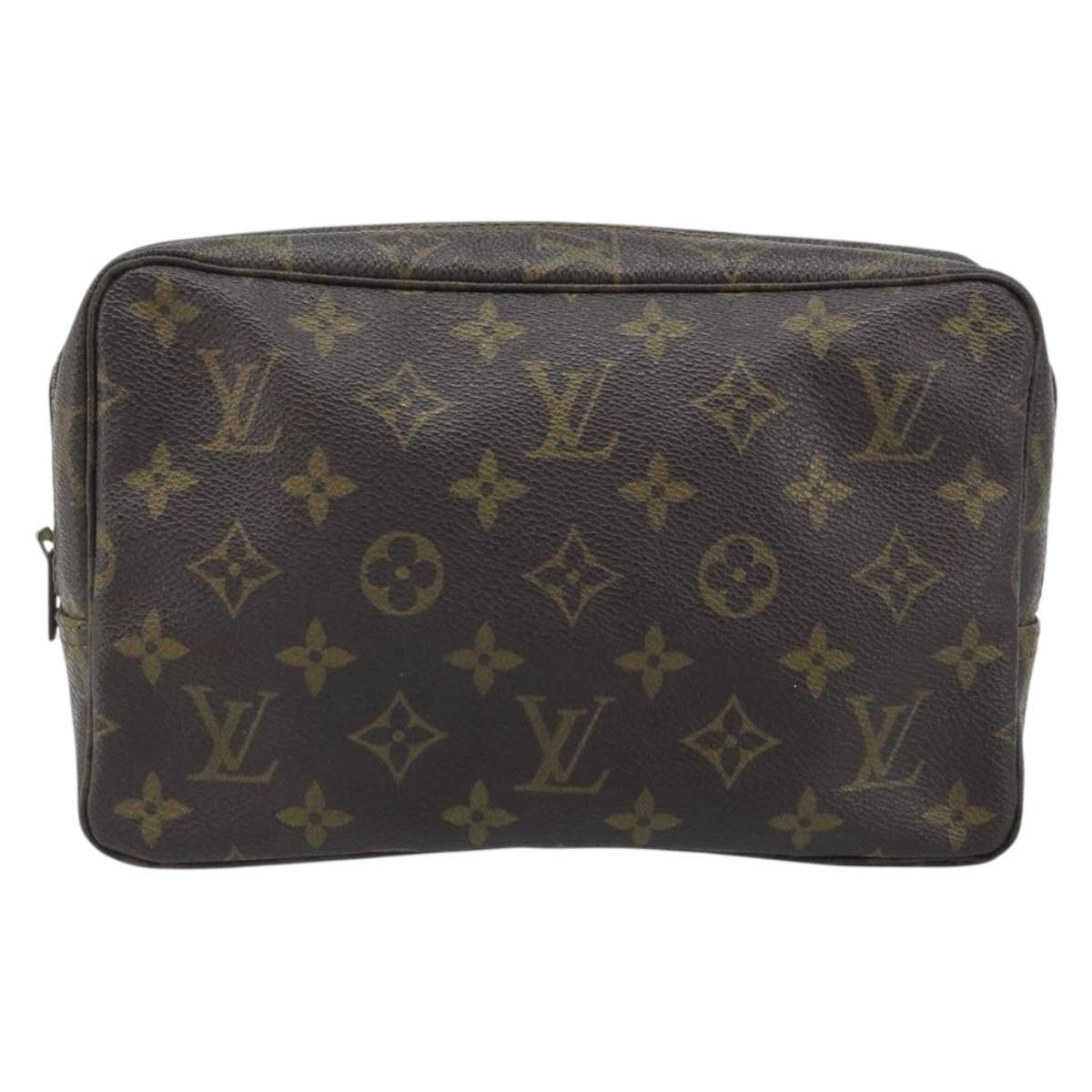 LOUIS VUITTON Monogram Trousse Toilette 23 Clutch Bag M47524 LV Auth mr2282