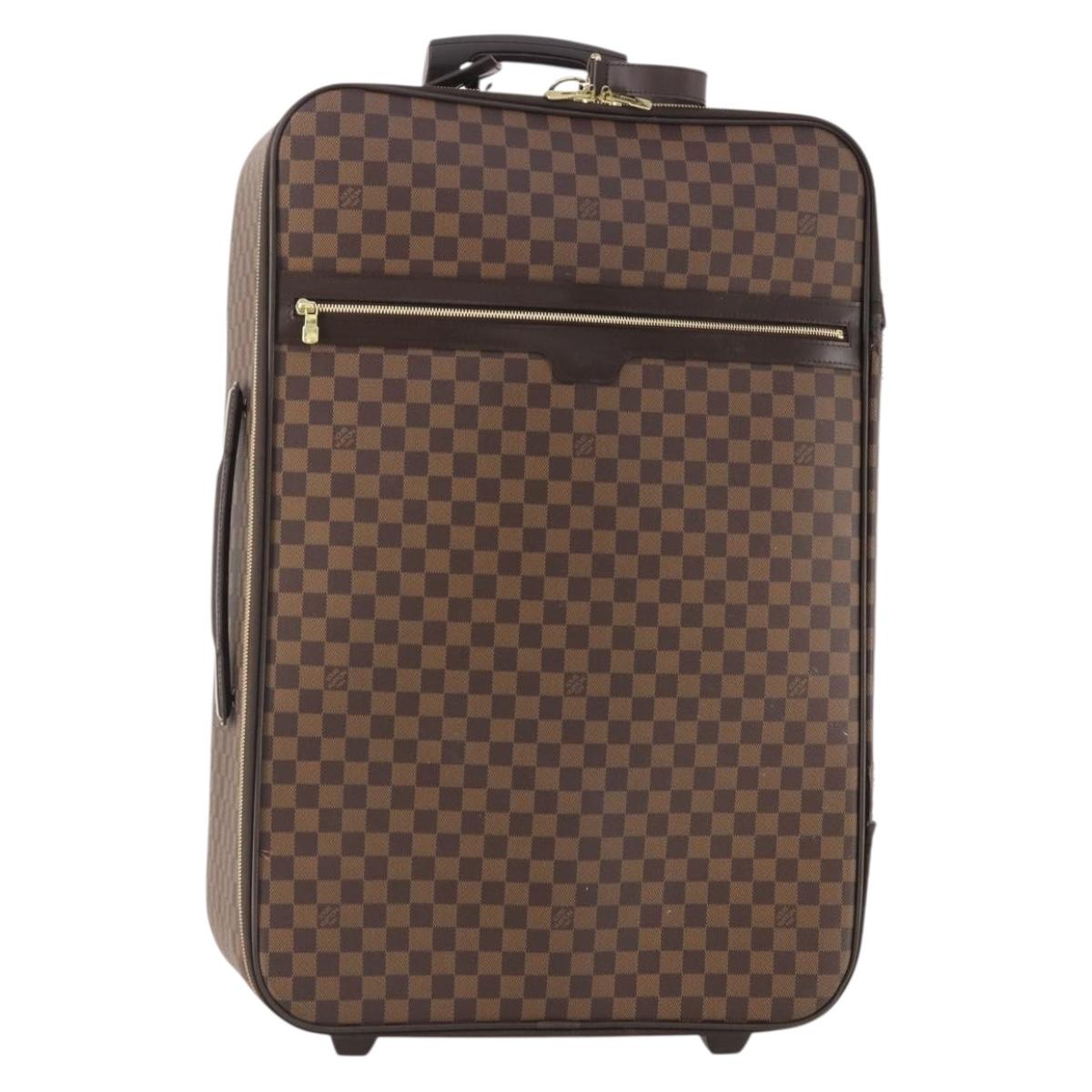 LOUIS VUITTON Damier Ebene Pegas 65 Suitcase N23295 LV Auth mr2292