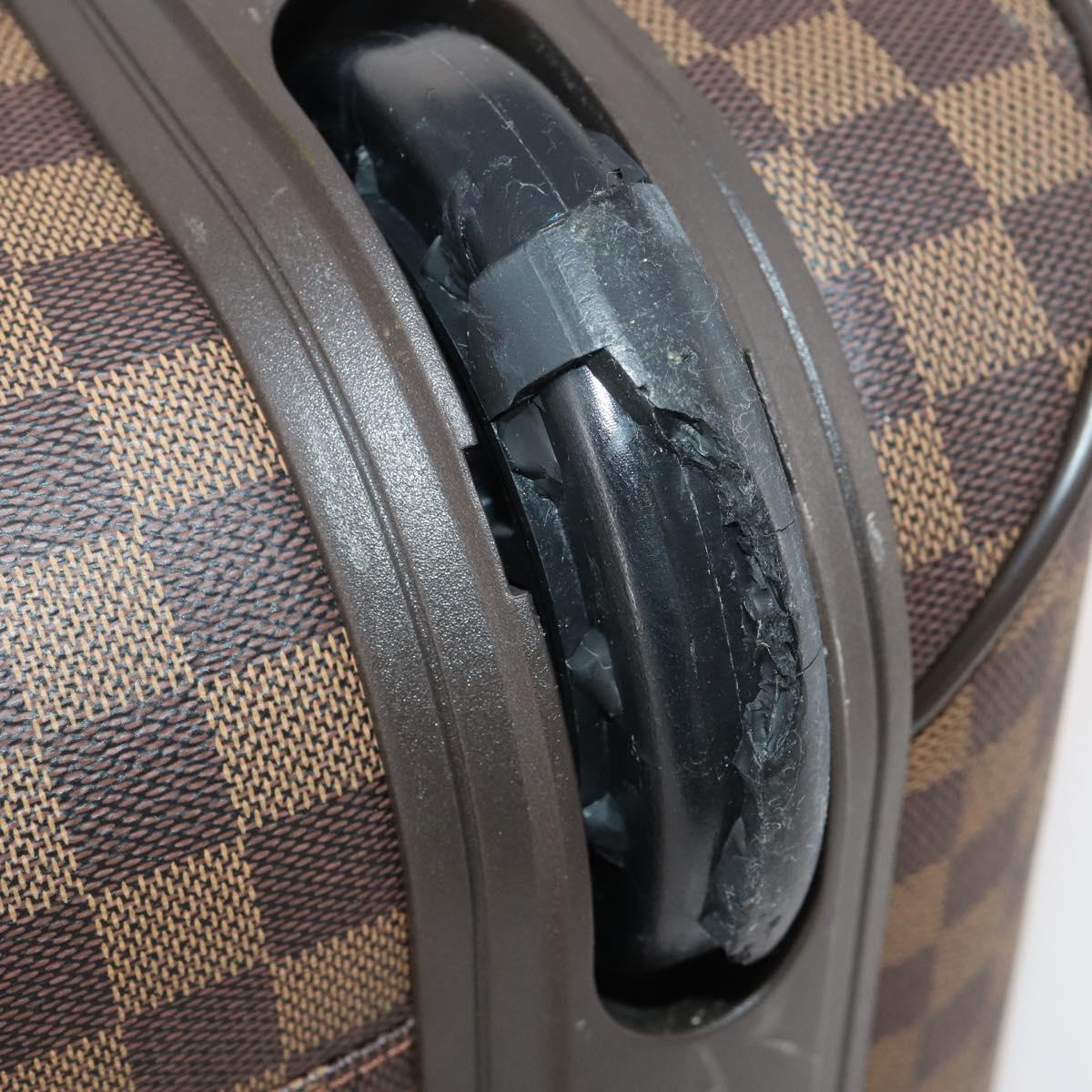 LOUIS VUITTON Damier Ebene Pegas 65 Suitcase N23295 LV Auth mr2292