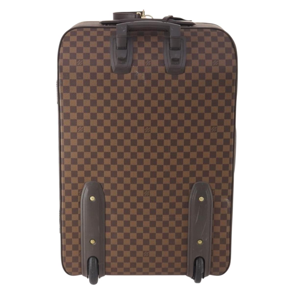 LOUIS VUITTON Damier Ebene Pegas 65 Suitcase N23295 LV Auth mr2292