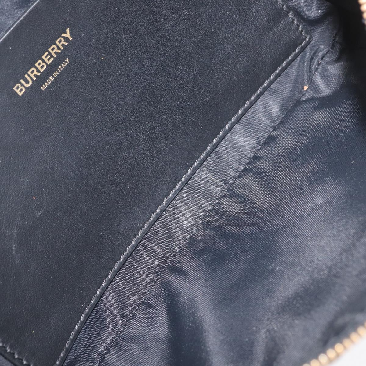 BURBERRY Body Bag Nylon Beige Gold Auth mr2305A