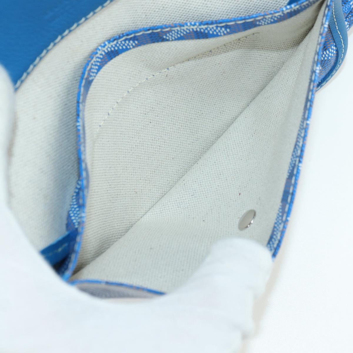 GOYARD Herringbone Saint Louis PM Tote Bag PVC Blue Auth mr2401SM