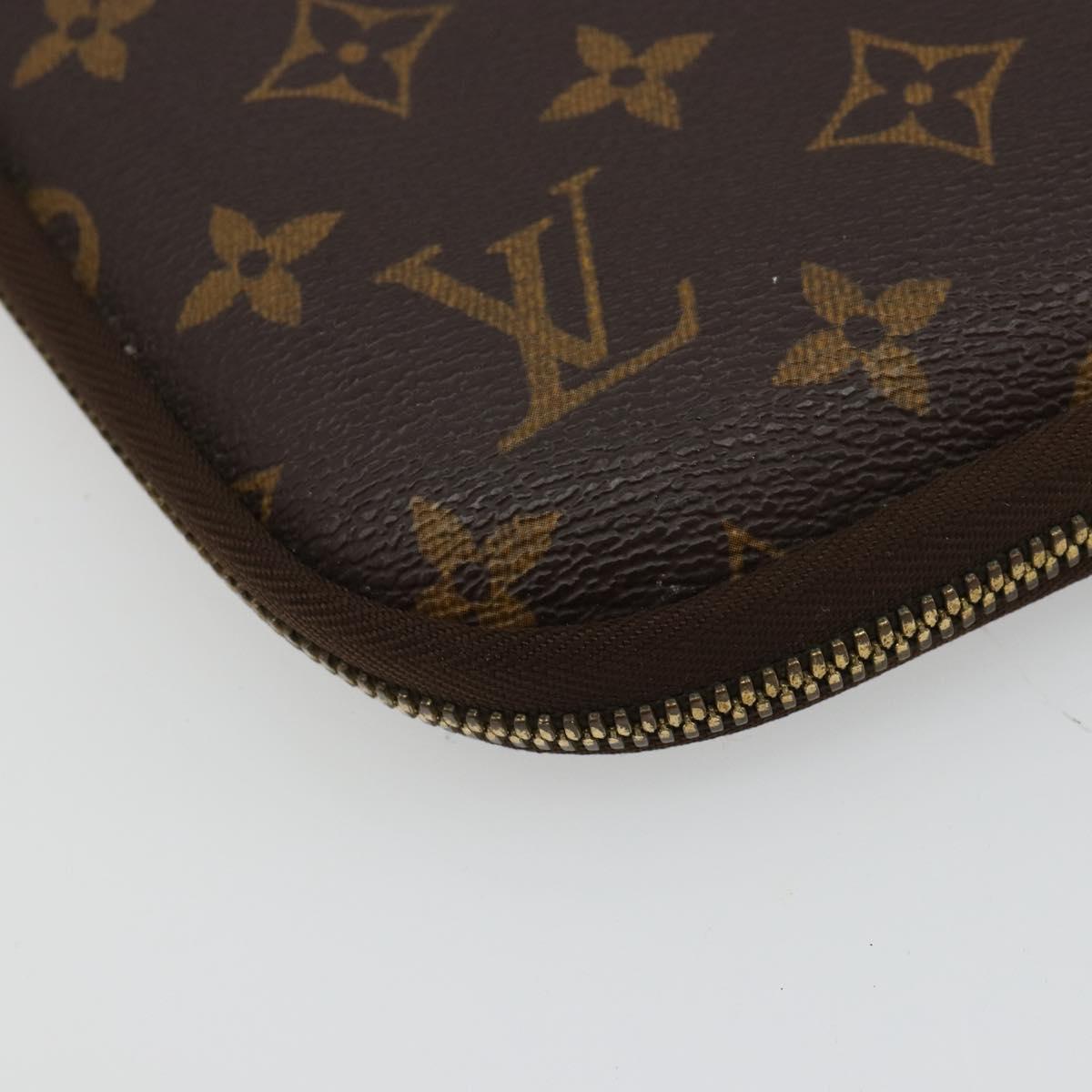 LOUIS VUITTON Monogram Computer sleeve MM Travel Case M56397 LV Auth mr2422A