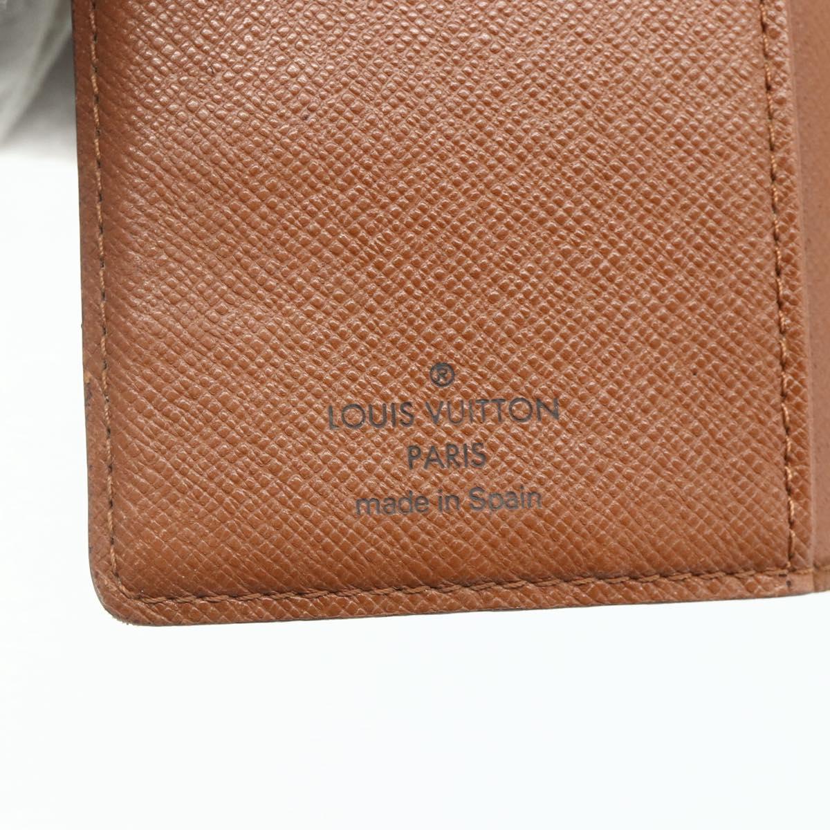 LOUIS VUITTON Monogram Agenda PM Day Planner Cover R20005 LV Auth mr2449
