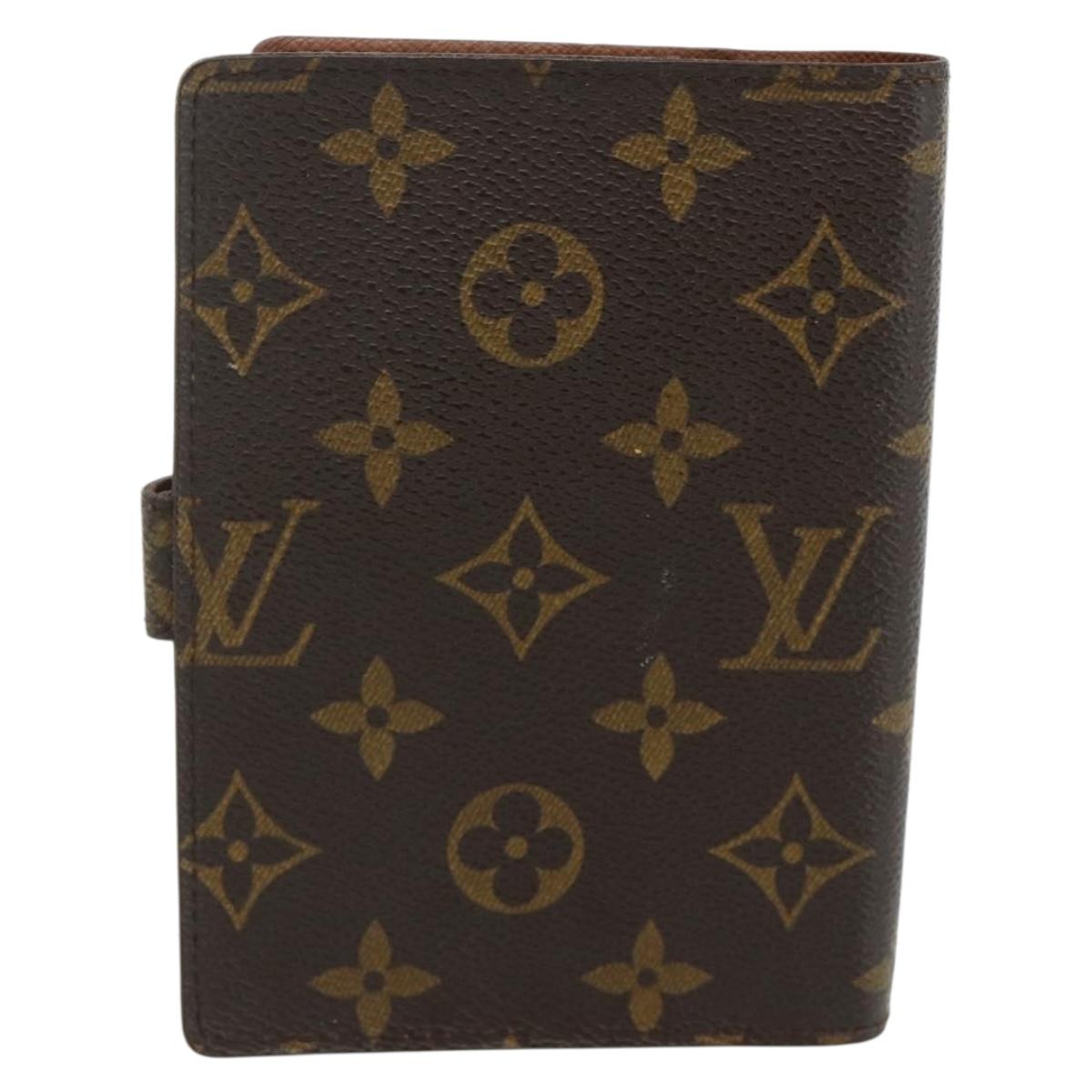 LOUIS VUITTON Monogram Agenda PM Day Planner Cover R20005 LV Auth mr2449