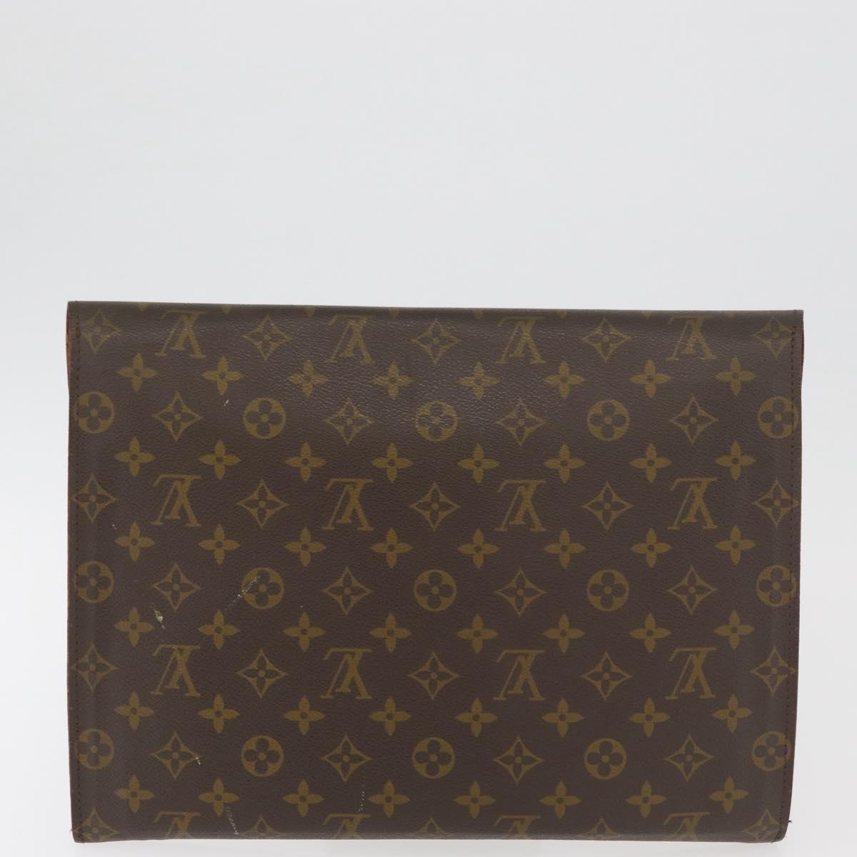 LOUIS VUITTON Monogram Epi Day Planner Cover Briefcase 2 Set Red LV Auth mr2456