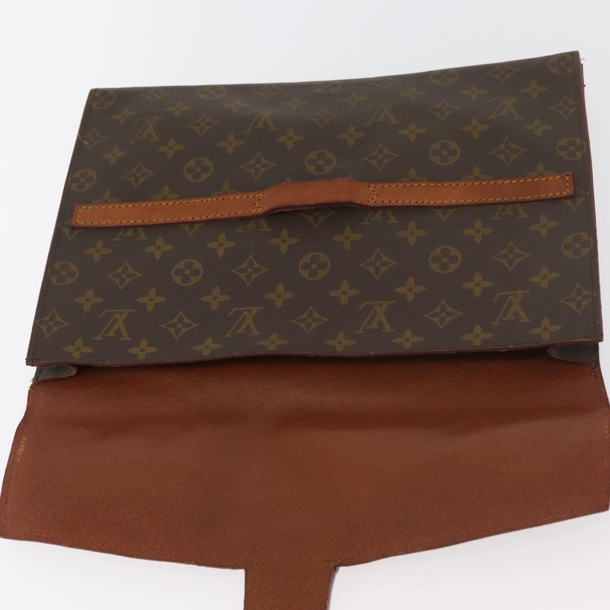 LOUIS VUITTON Monogram Epi Day Planner Cover Briefcase 2 Set Red LV Auth mr2456
