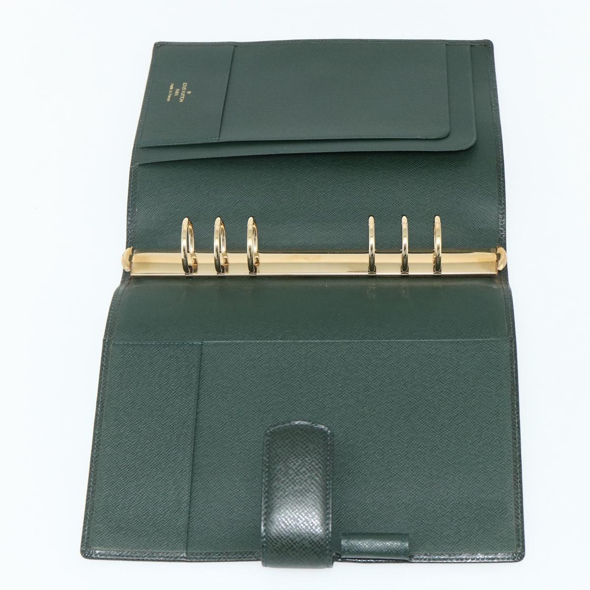 LOUIS VUITTON Taiga Agenda GM Day Planner Cover Epicea R20404 LV Auth mr2463A