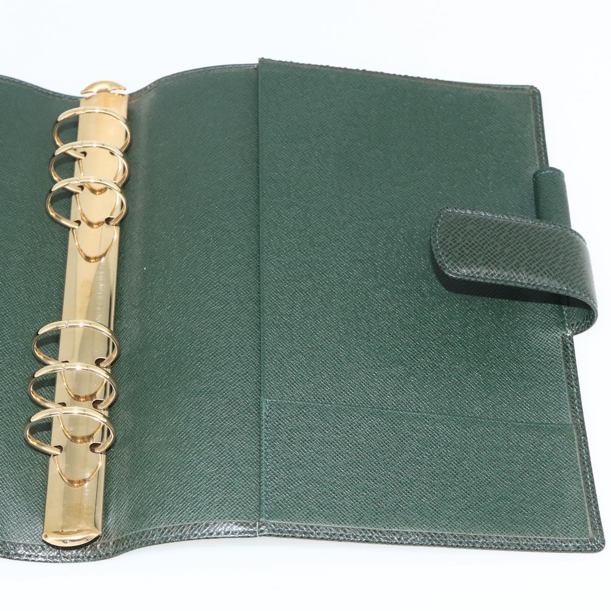 LOUIS VUITTON Taiga Agenda GM Day Planner Cover Epicea R20404 LV Auth mr2463A