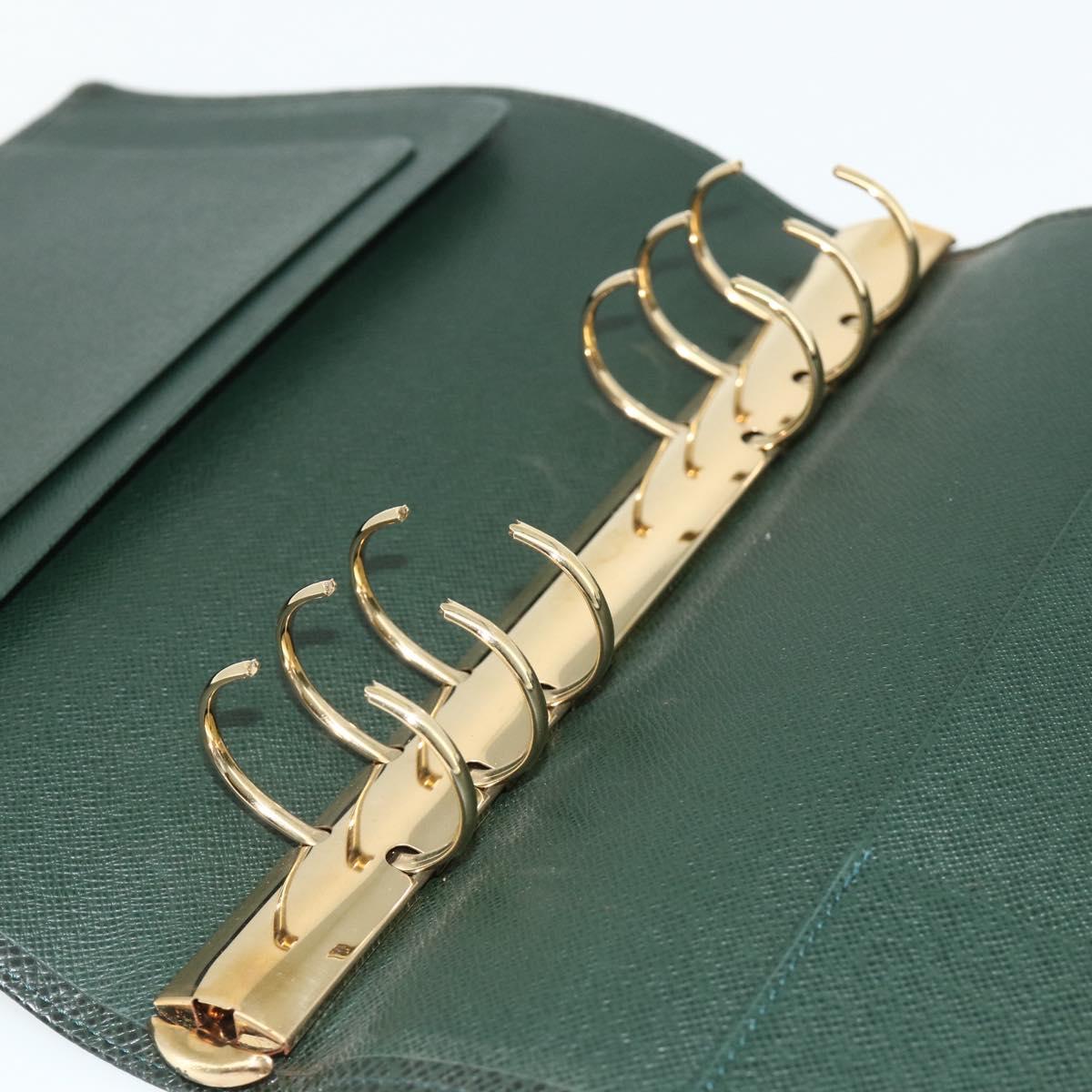 LOUIS VUITTON Taiga Agenda GM Day Planner Cover Epicea R20404 LV Auth mr2463A