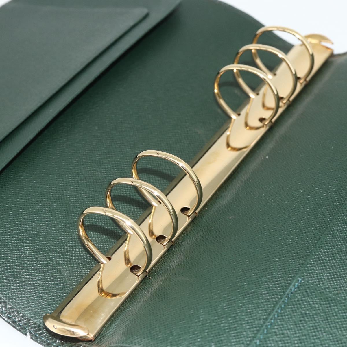 LOUIS VUITTON Taiga Agenda GM Day Planner Cover Epicea R20404 LV Auth mr2463A