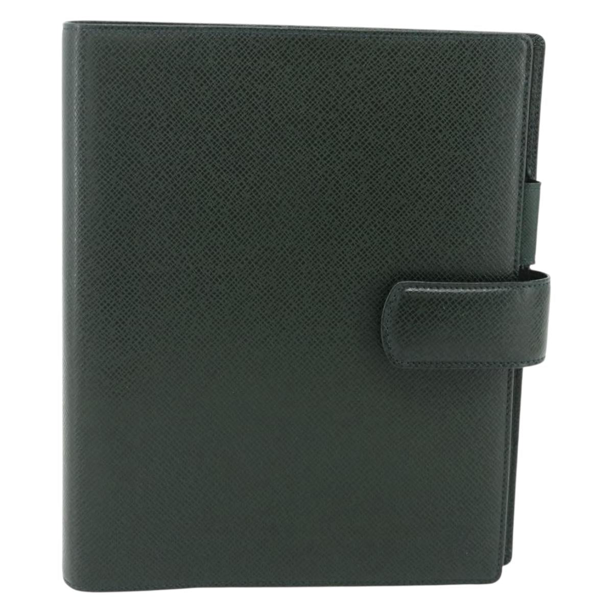 LOUIS VUITTON Taiga Agenda GM Day Planner Cover Epicea R20404 LV Auth mr2463A
