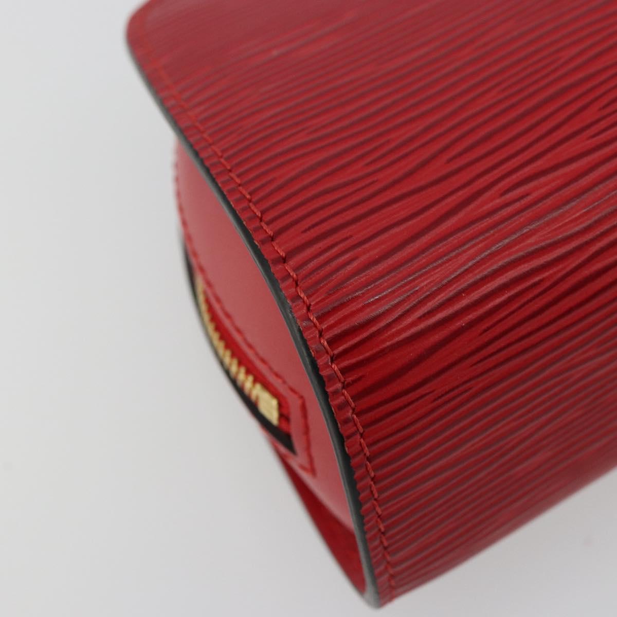 LOUIS VUITTON Epi Dauphine PM Pouch Castilian Red M48447 LV Auth mr2464