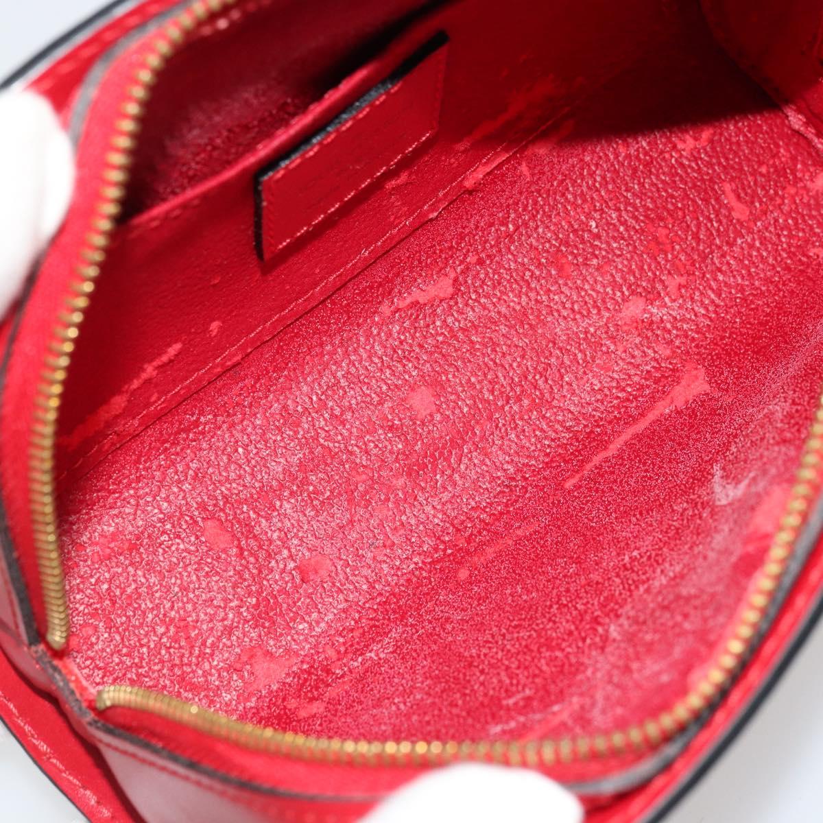 LOUIS VUITTON Epi Dauphine PM Pouch Castilian Red M48447 LV Auth mr2464