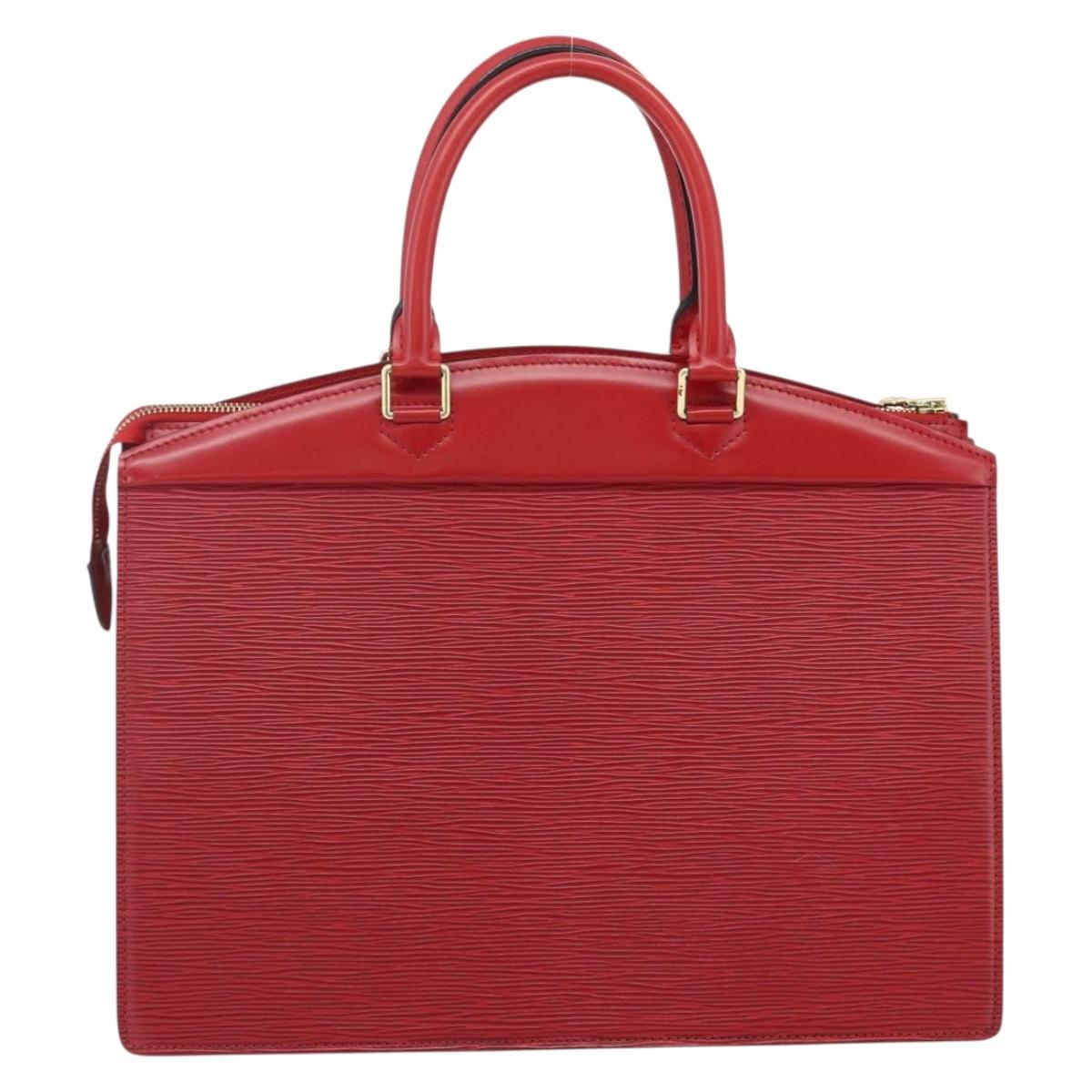 LOUIS VUITTON Epi Riviera Hand Bag Red M48187 LV Auth mr2480