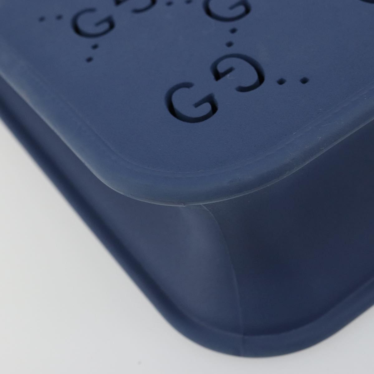GUCCI Tote Bag rubber Navy Auth mr2493A