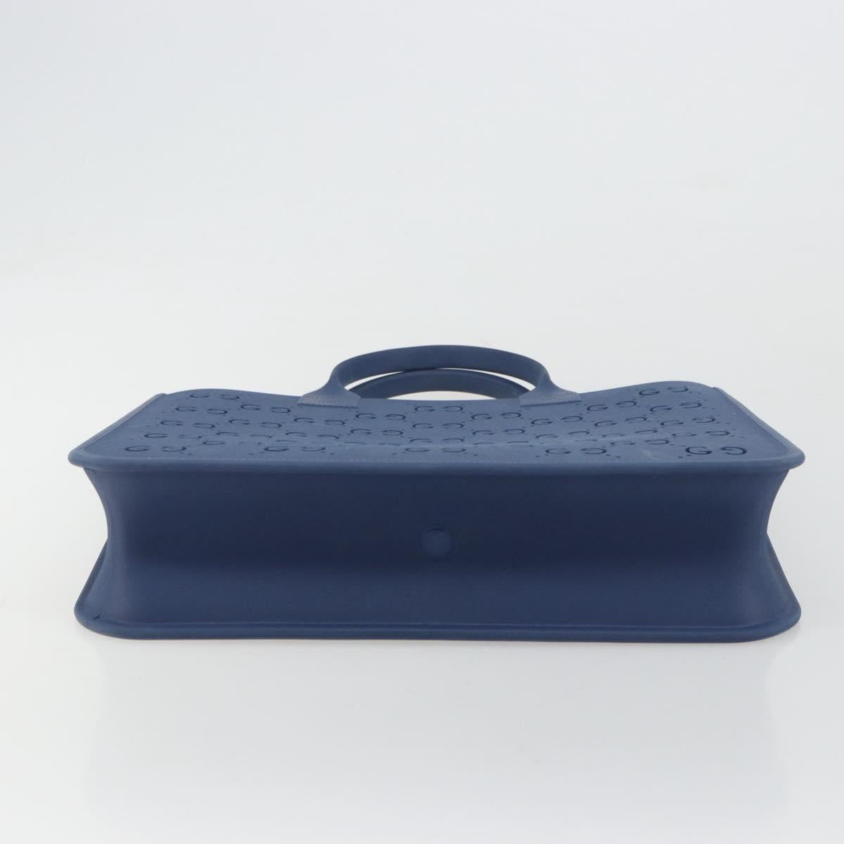 GUCCI Tote Bag rubber Navy Auth mr2493A