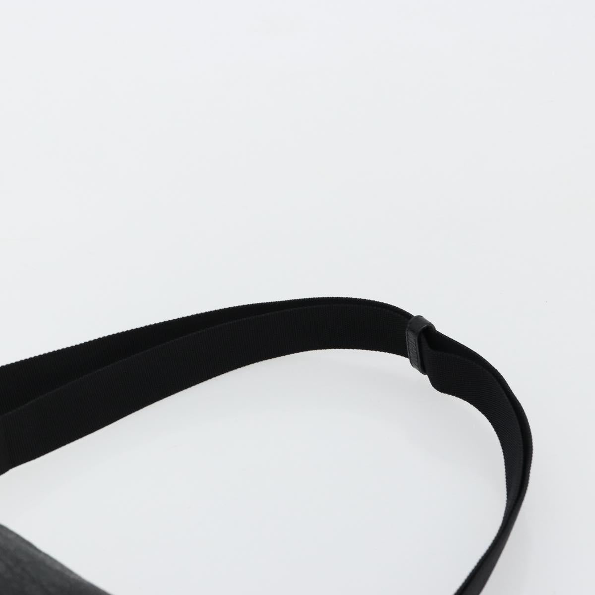 BALENCIAGA Explorer Shoulder Bag Leather Black 620259 Auth mr2509A