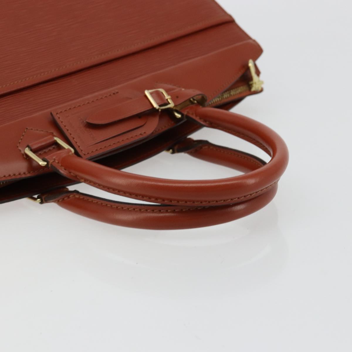 LOUIS VUITTON Epi Riviera Hand Bag Brown M48183 LV Auth mr2515