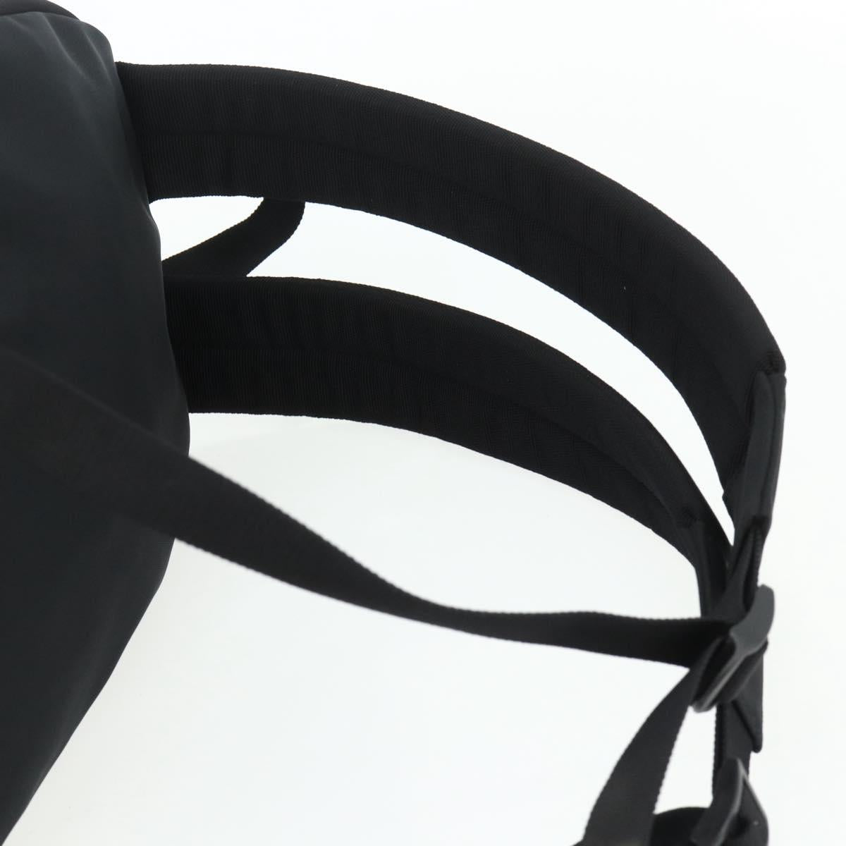 BALENCIAGA Explorer Backpack Canvas Black Silver Auth mr2518A