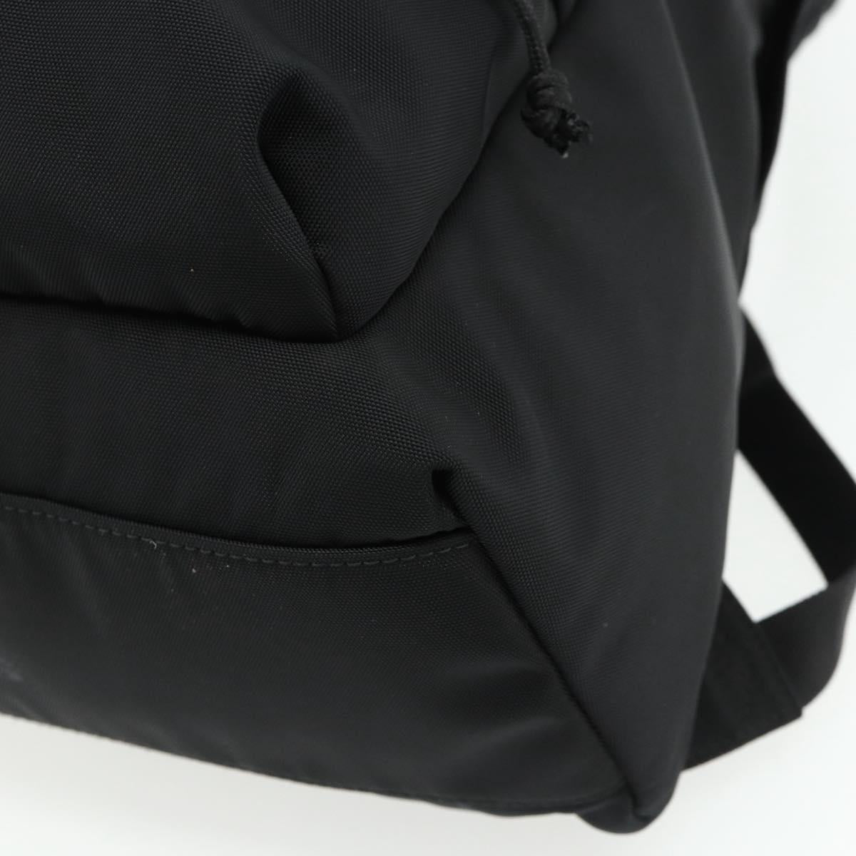 BALENCIAGA Explorer Backpack Canvas Black Silver Auth mr2518A