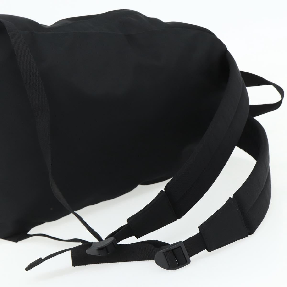 BALENCIAGA Explorer Backpack Canvas Black Silver Auth mr2518A