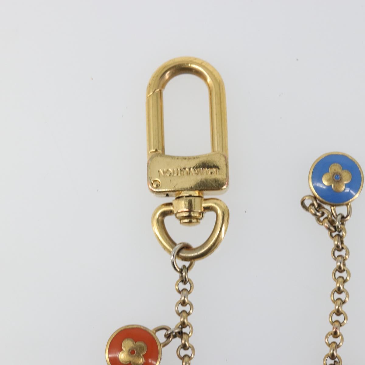 LOUIS VUITTON Porte Cles Chainne Pastille Key Holder metal M66172 Auth mr2525