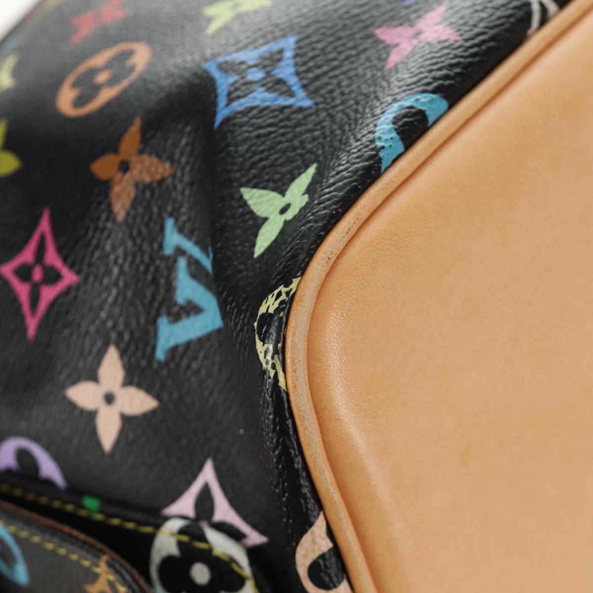 LOUIS VUITTON Monogram Multicolor Petit Noe Bag Black M42230 LV Auth mr2527SAV