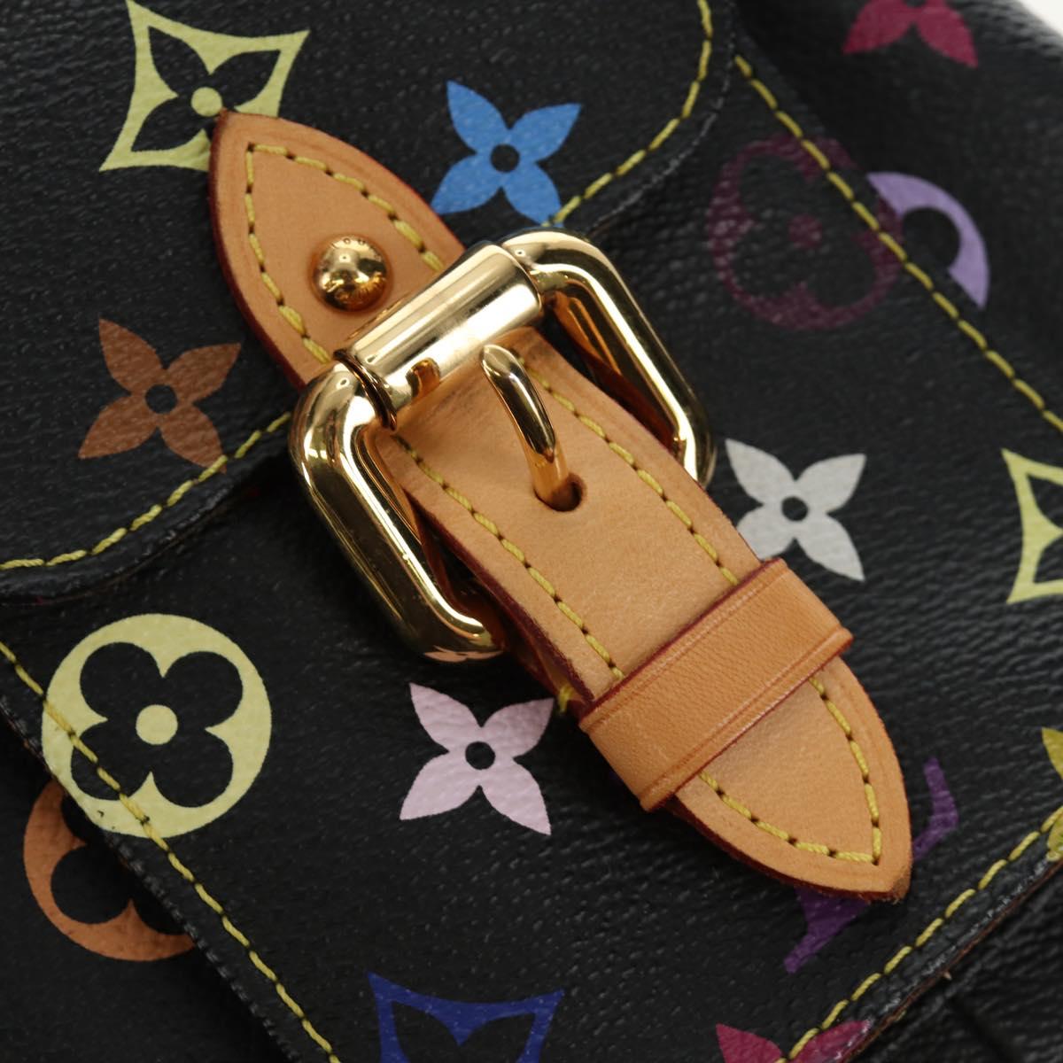 LOUIS VUITTON Monogram Multicolor Petit Noe Bag Black M42230 LV Auth mr2527SAV