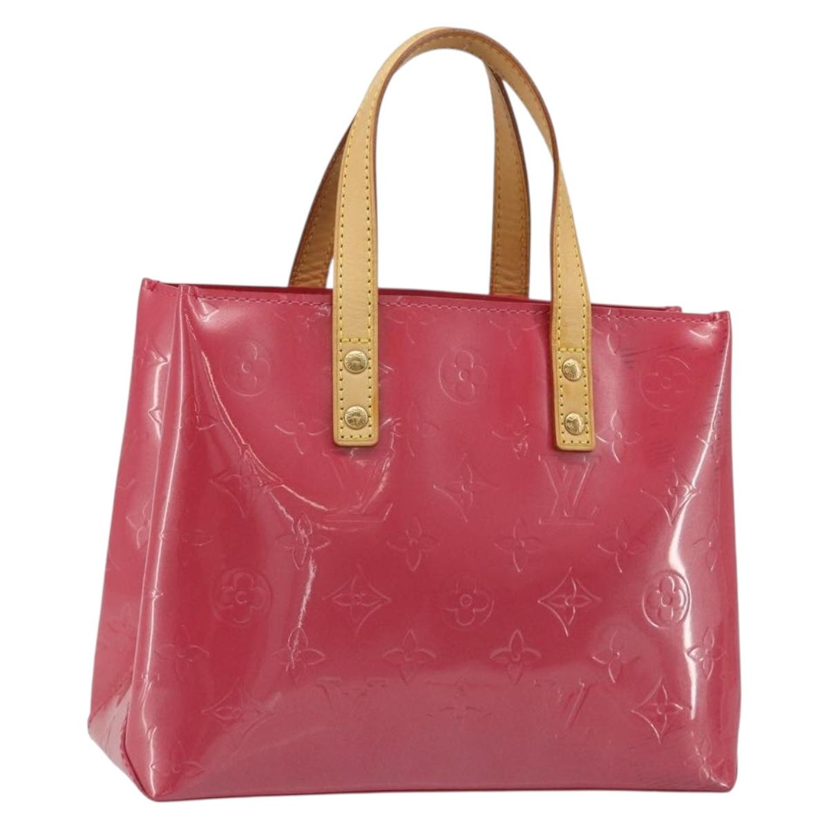 LOUIS VUITTON Monogram Vernis Houston Hand Bag Fran Boise M9132F LV Auth mr2569A