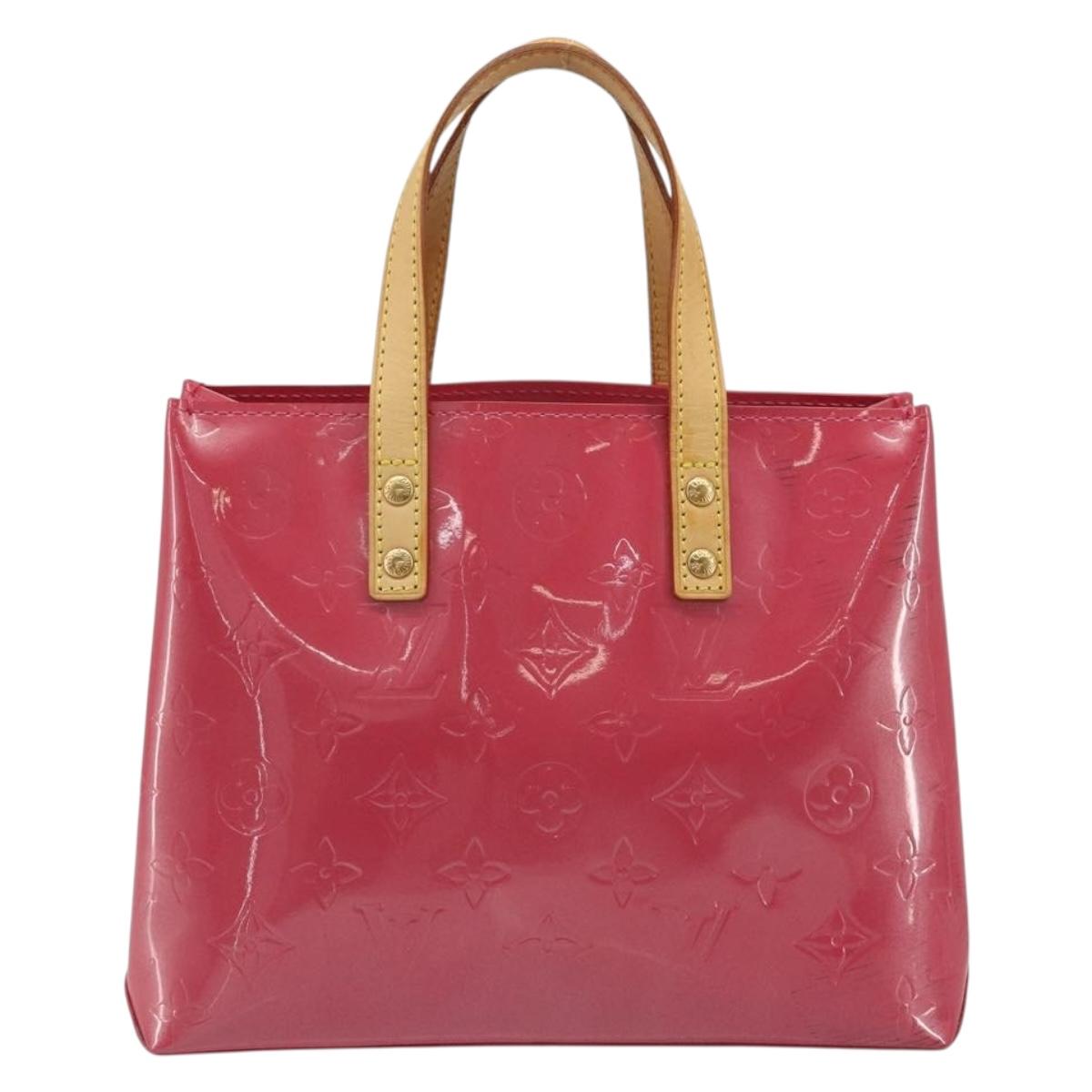 LOUIS VUITTON Monogram Vernis Houston Hand Bag Fran Boise M9132F LV Auth mr2569A