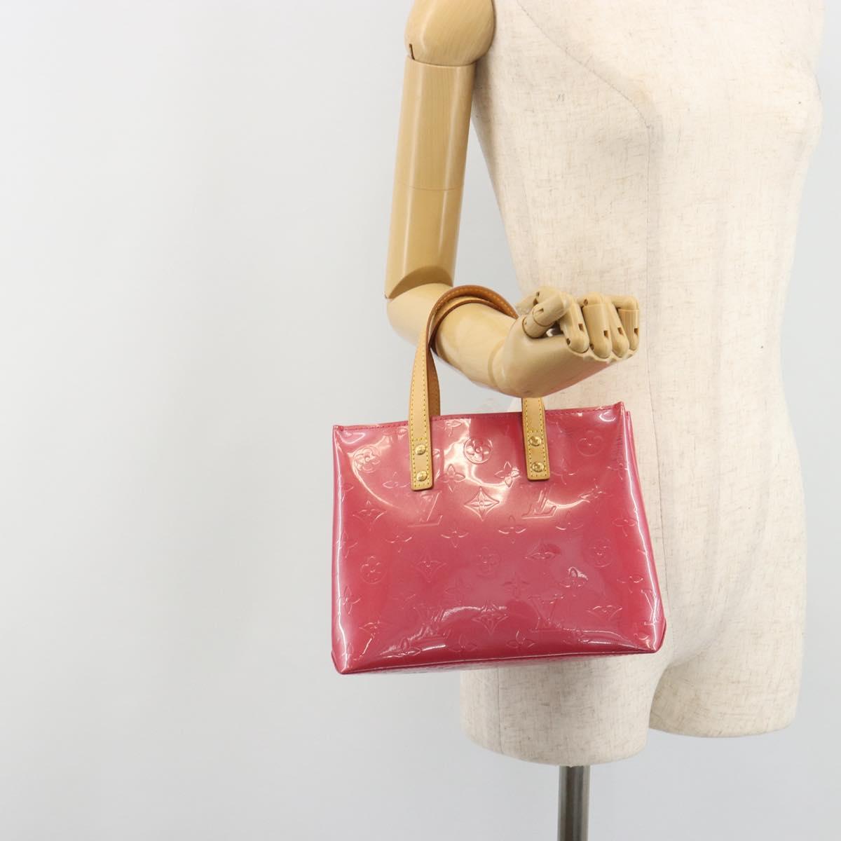LOUIS VUITTON Monogram Vernis Houston Hand Bag Fran Boise M9132F LV Auth mr2569A
