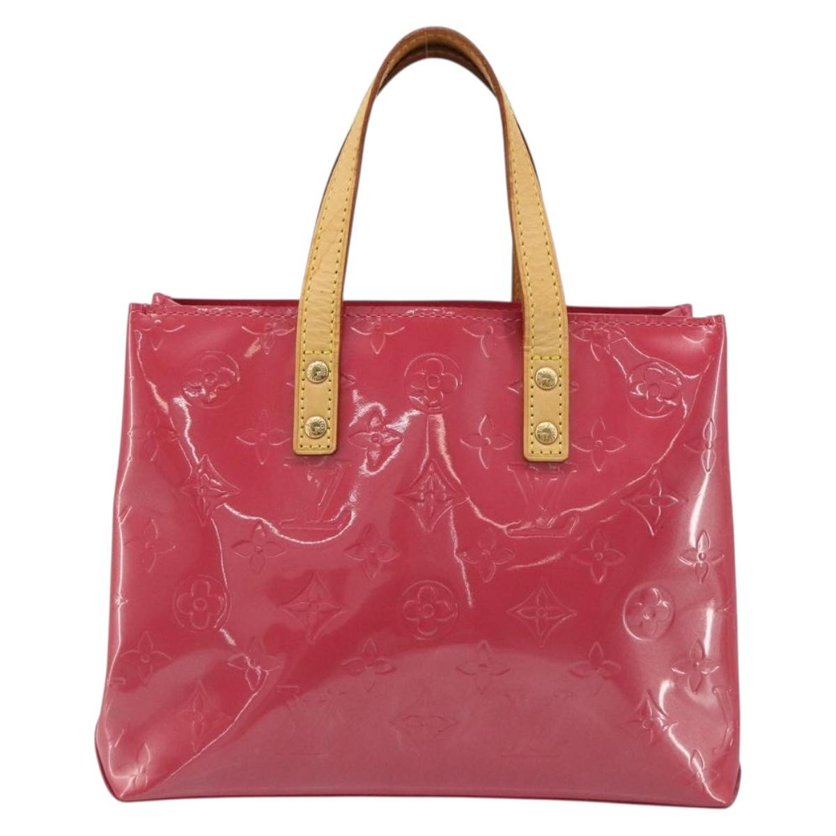 LOUIS VUITTON Monogram Vernis Houston Hand Bag Fran Boise M9132F LV Auth mr2569A