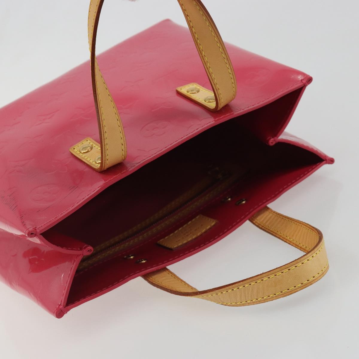 LOUIS VUITTON Monogram Vernis Houston Hand Bag Fran Boise M9132F LV Auth mr2569A