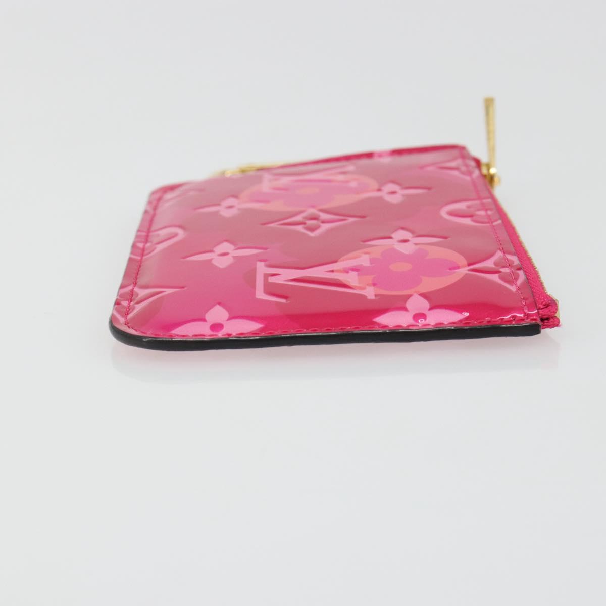 LOUIS VUITTON Monogram Vernis Pochette Cles Purse Pink M90586 LV Auth mr2572V