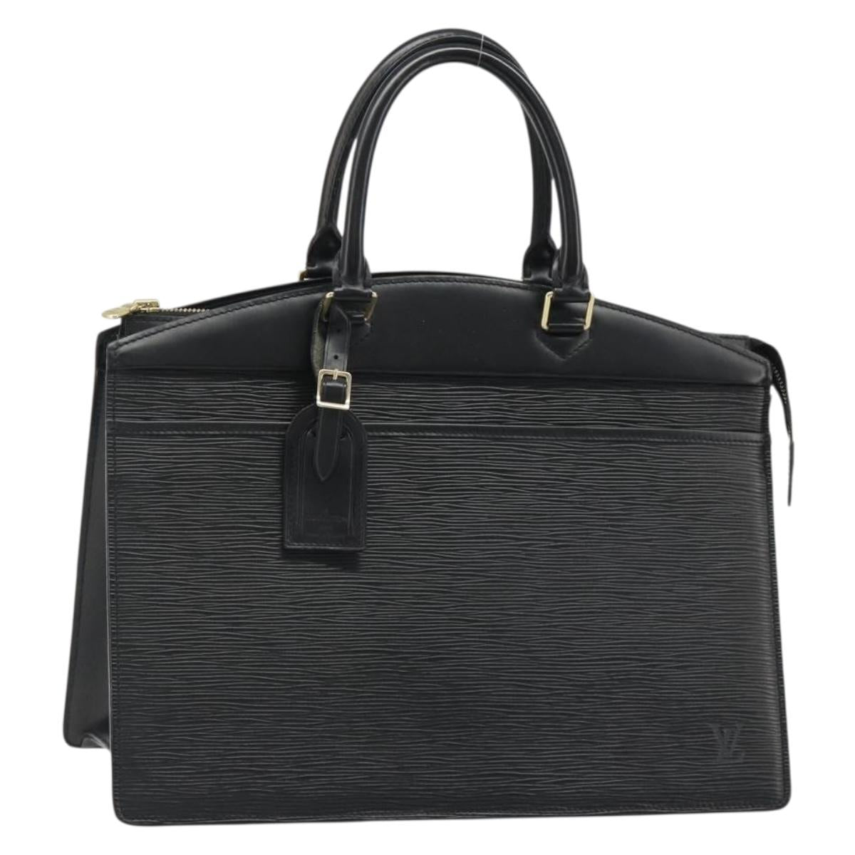 LOUIS VUITTON Epi Riviera Hand Bag Black M48182 LV Auth mr2585